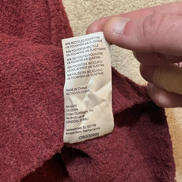 We The Free Sweater Womens XL FP Care Eastwood Tunic Sweater Rhubarb Heather - Picture 12 of 12